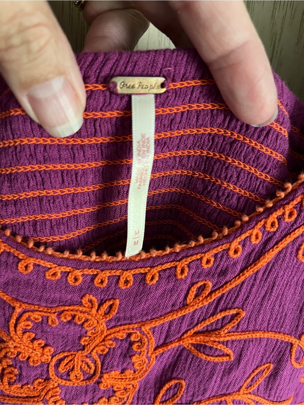 Free People Wedgewood Maxi Dress in Orchid Pavillion Size Med - Picture 8 of 13